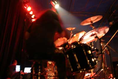 Nico Blast on drums