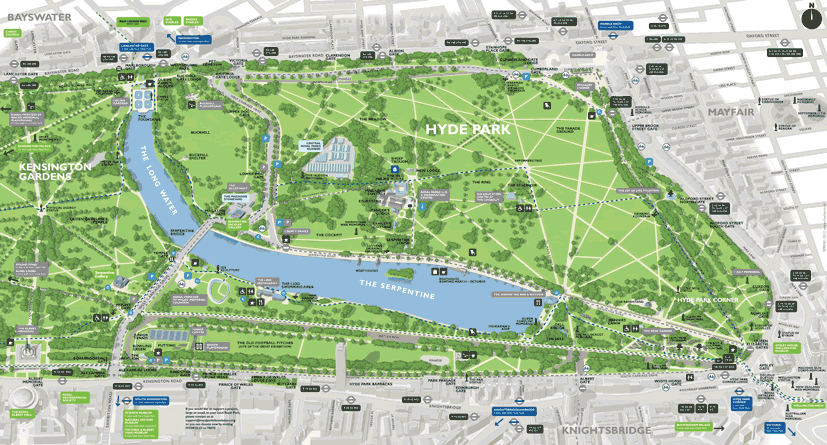Hyde Park map icon