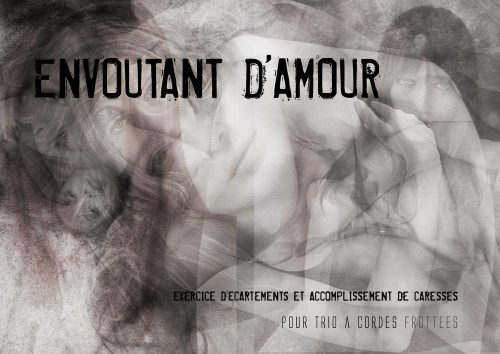 Envoûtant d'Amour, music score for strings trio cover
